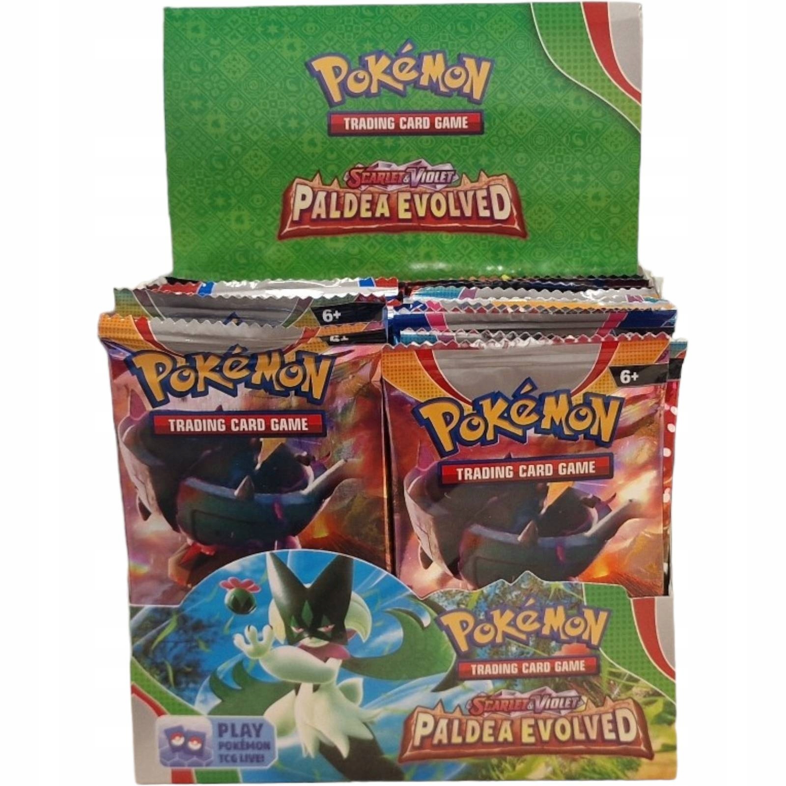 KARTY POKEMON 360 KART PALDEA EVOLVED MEGA BOX