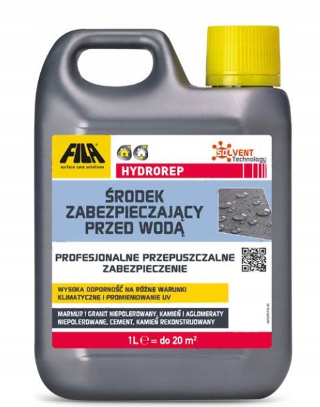 Fila Hydrorep 1L impregnat kamienia klinkieru cegły betonu efekt naturalny