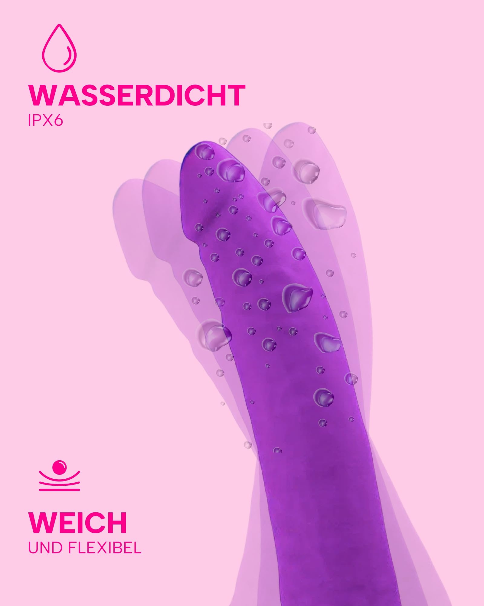 MYSECRETCASE Dildo Realistyczny 21 cm Silikonowy z Przyssawką Dla Par — miniatura 4