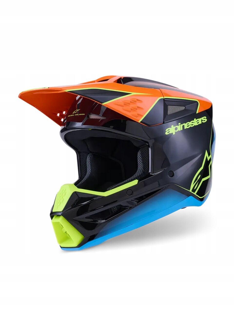 Prilba Alpinestars S-M3 Fray čierna/orange/yel L