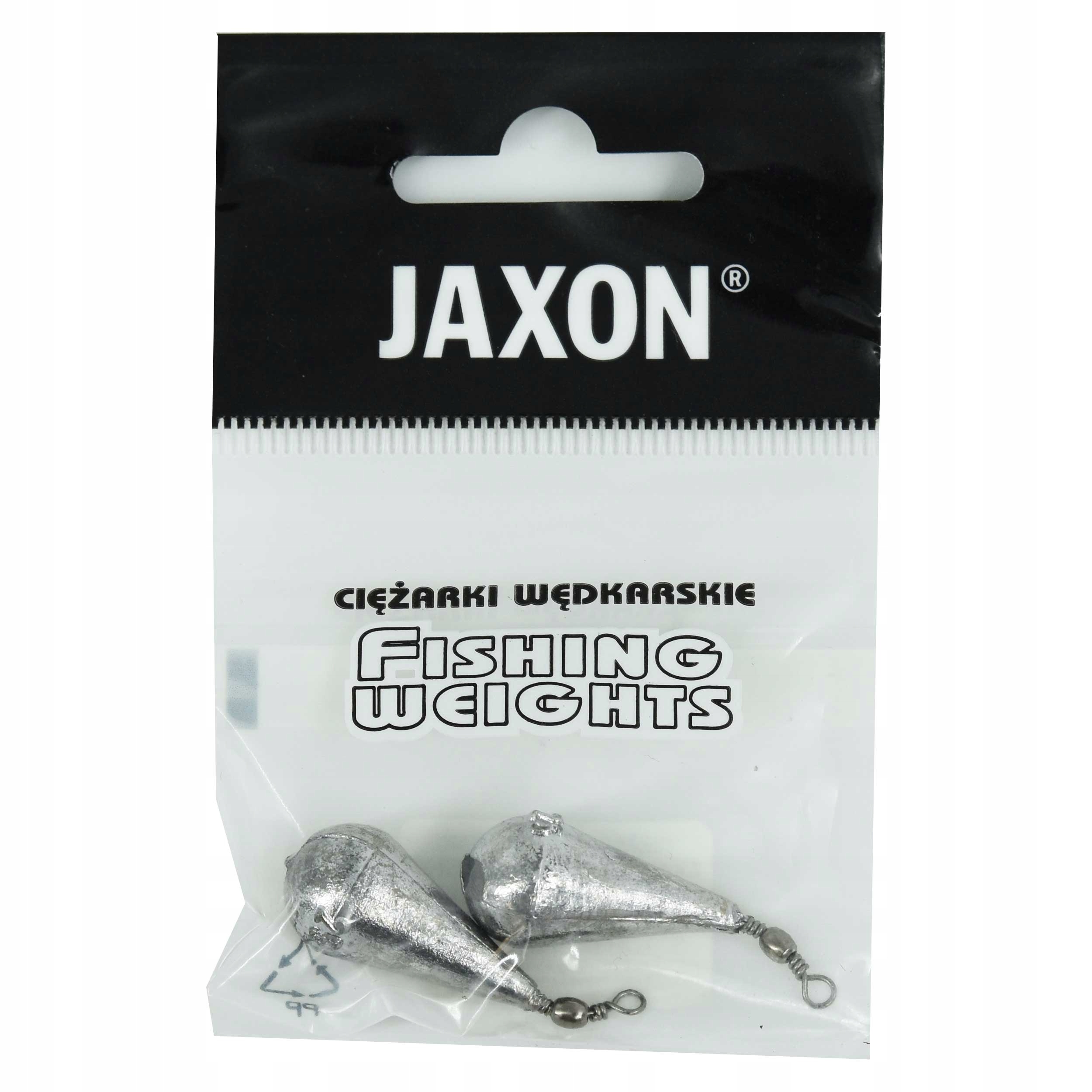 Ciężarek Jaxon łezka z krętlikiem 25.0g 2szt.