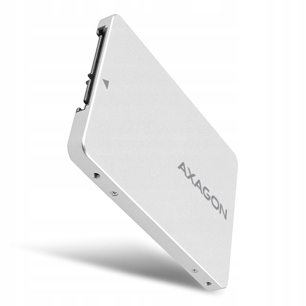 Axagon RSS-M2SD wewnętrzna obudowa 2,5" dla M.2 Sata Ssd srebrna