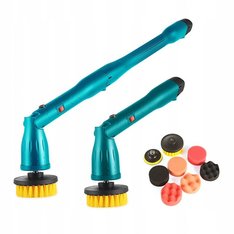 Levně Elektrický rotační čisticí kartáč akumulátorový 300 W, 2 x aku