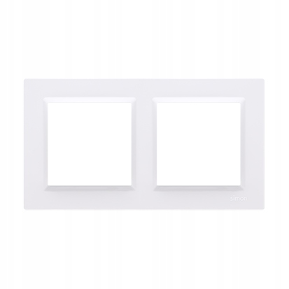 

Ramka podwójna kontakt Simon 10 CR2/11 biała
