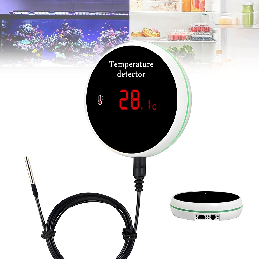 Smart WiFi teploměr s vodotěsnou sondou Snímač teploty