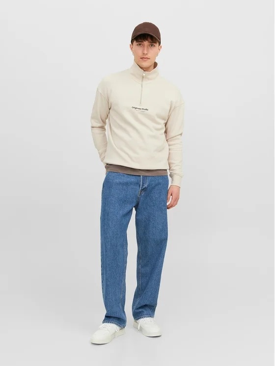 Jack & Jones Modré Džíny Rovné S Oděrkami 30/32 7AA