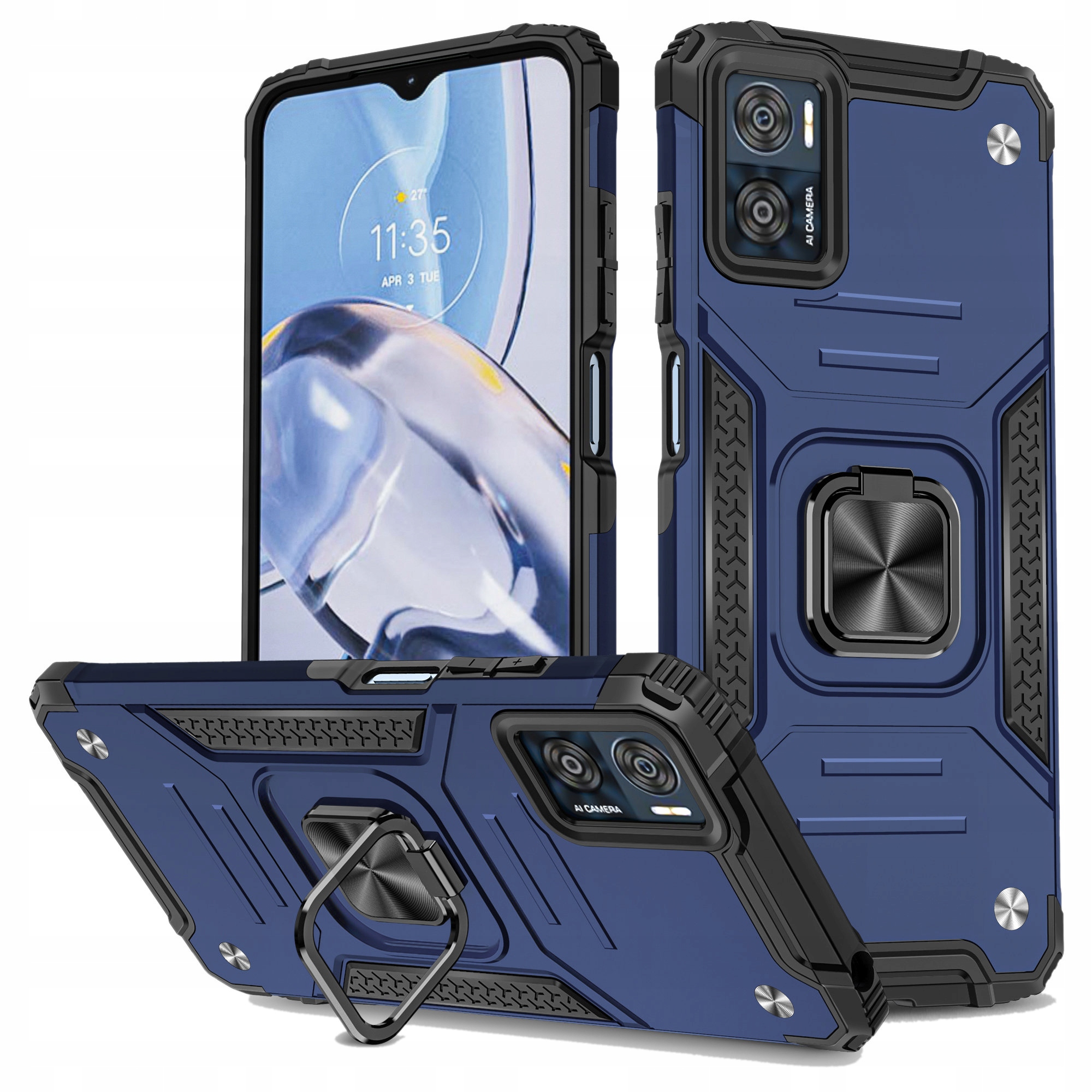 

Obudowa Etui Pancerne do Motorola Moto E22 E22i