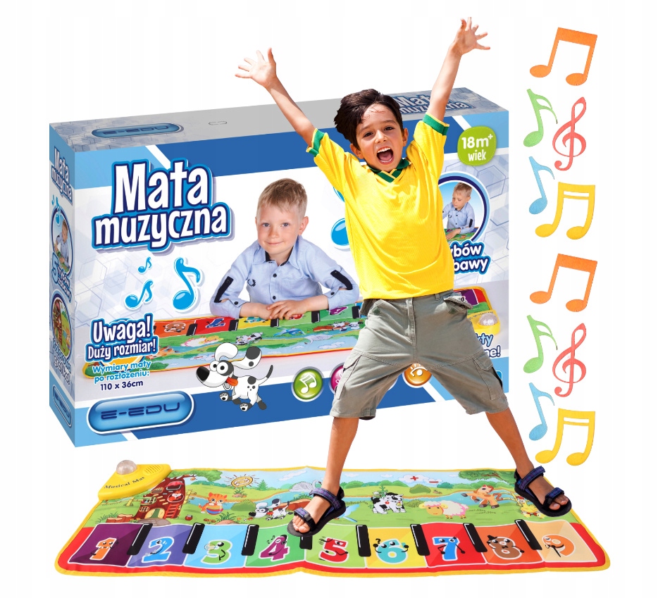 

Duża mata do tańca tańczenia muzyczna taneczna gra