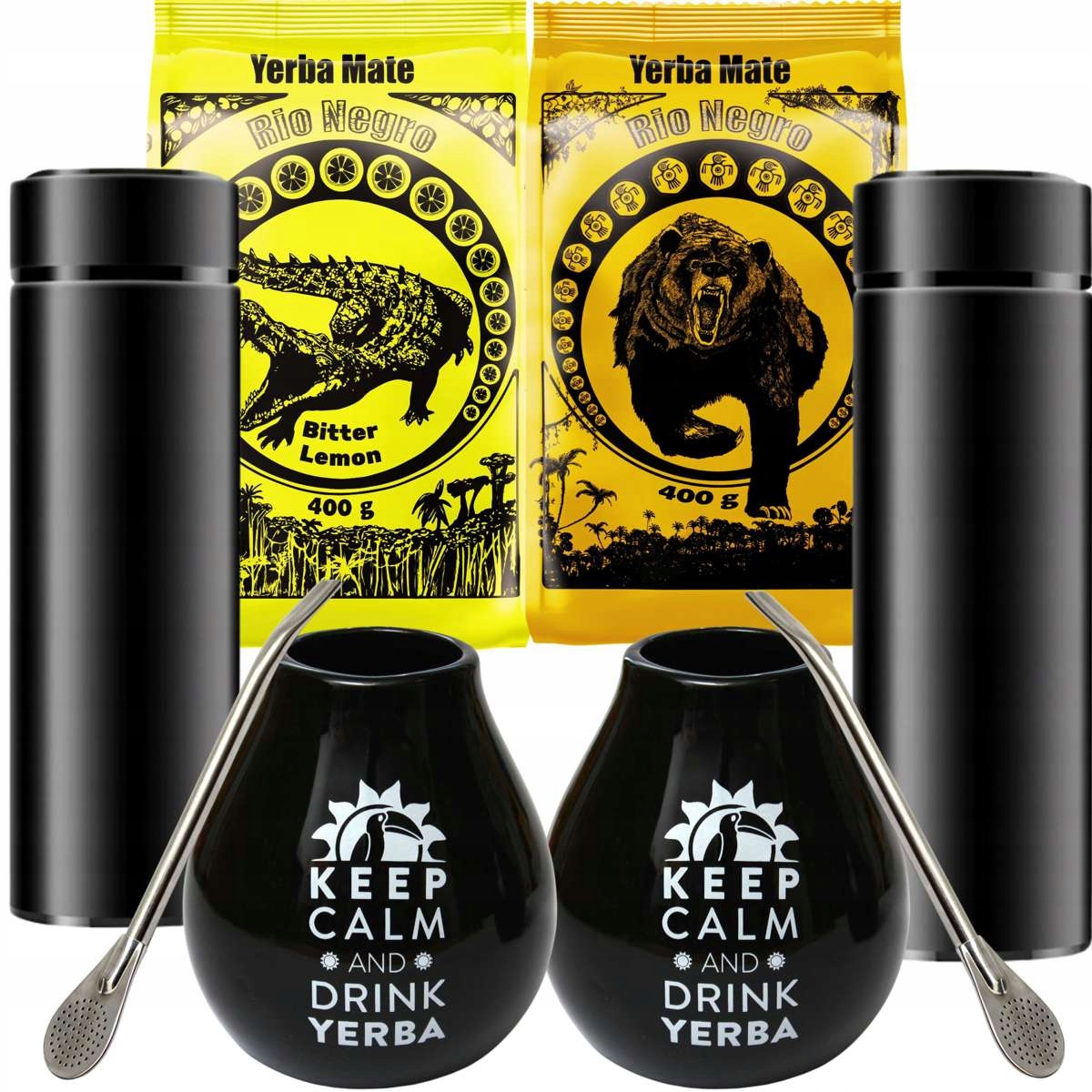 Zestaw Yerba Mate akcesoria dla dwojga Termosy 6.0