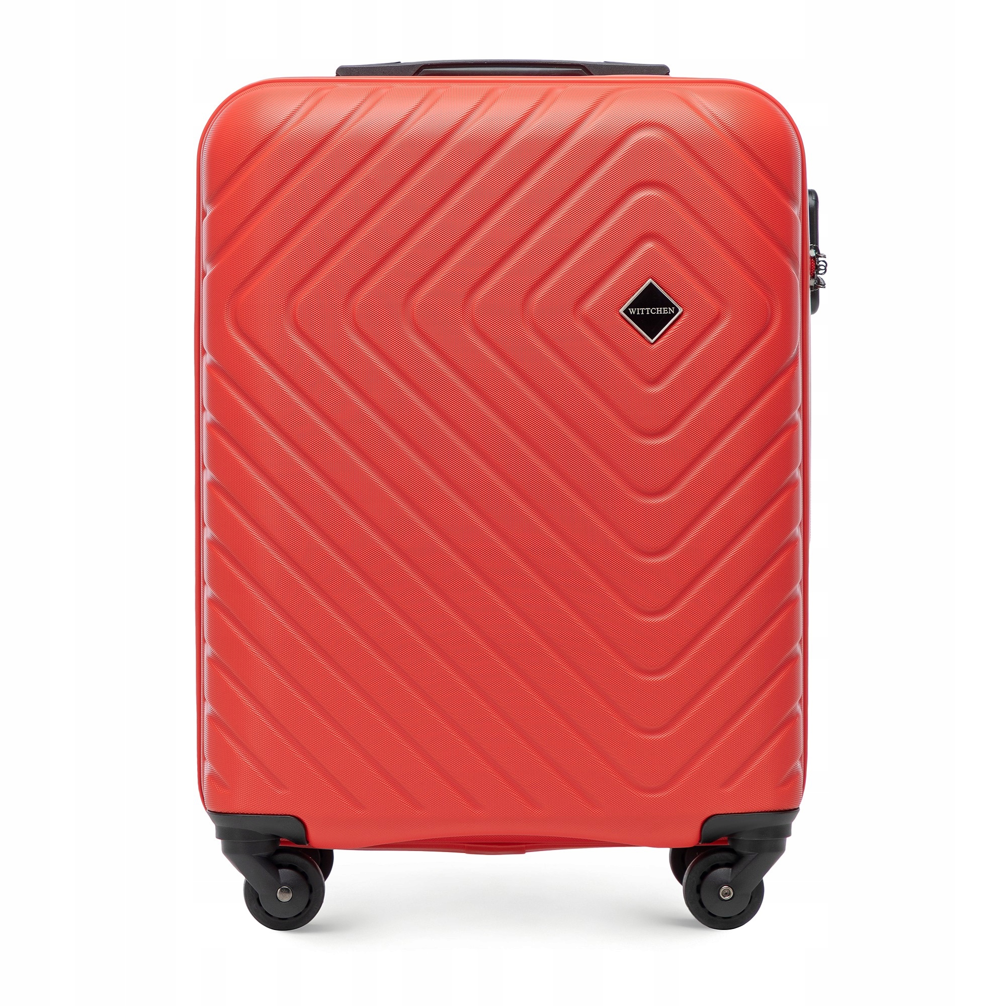 Walizka kabinowa Wittchen Cube Line Abs 56-3A-751-30 czerwona