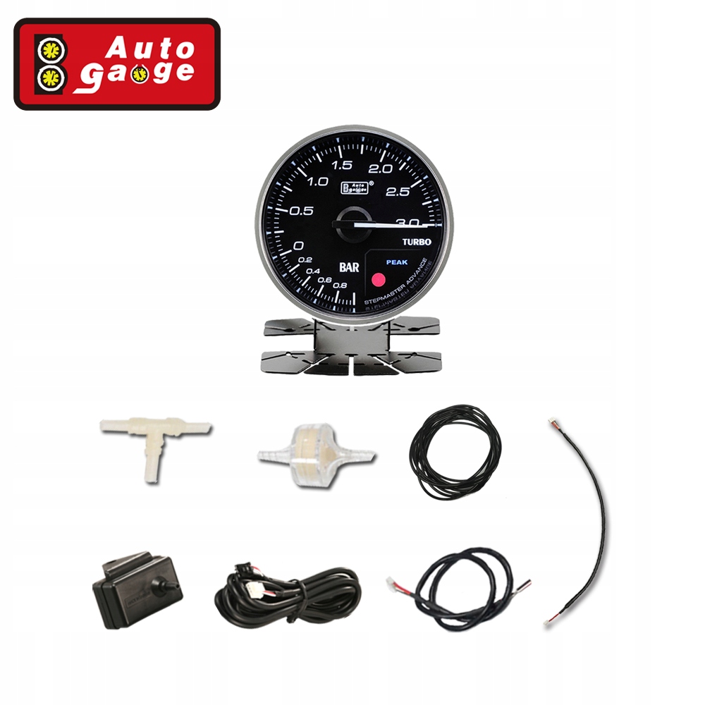 Wskaznik DOŁADOWANIA boost Auto gauge PREMIUM 52mm Stan opakowania oryginalne