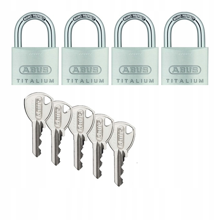 

Abus Kłódka x4 System Jednego Klucza Na 1 Klucz