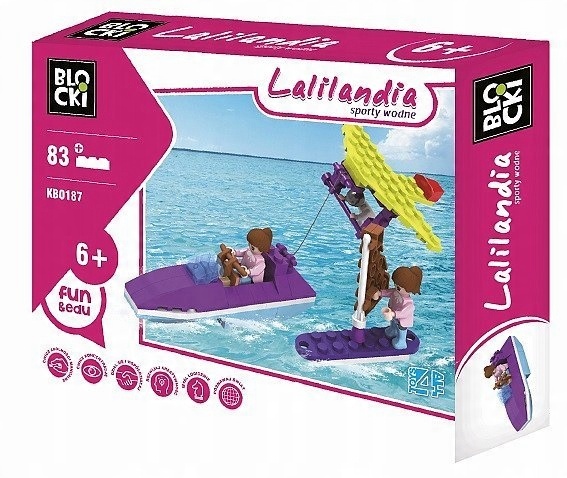 

Klocki Blocki Lalilandia Sporty wodne łódka KB0187