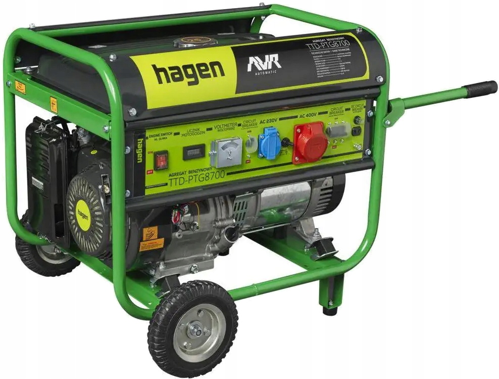 Blank&Hagen Agregat prądotwórczy generator 7,2 kW Avr trójfazowy 4-suwowy
