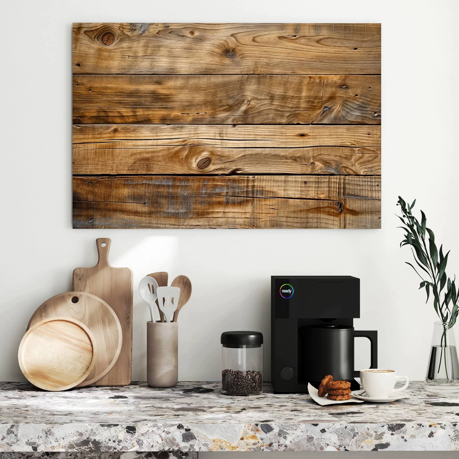 Magnetická tabule Sloje prken podlogowych 90 × 60 cm