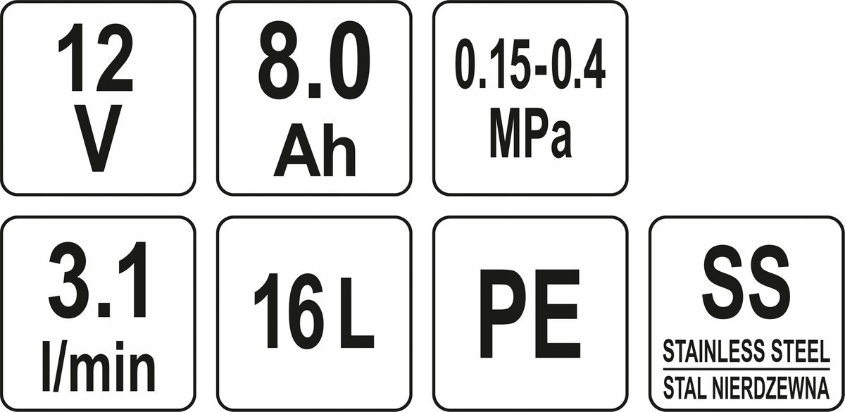 OPRYSKIWACZ PLECAKOWY AKUMULATOROWY 16L LANCA Marka Flo
