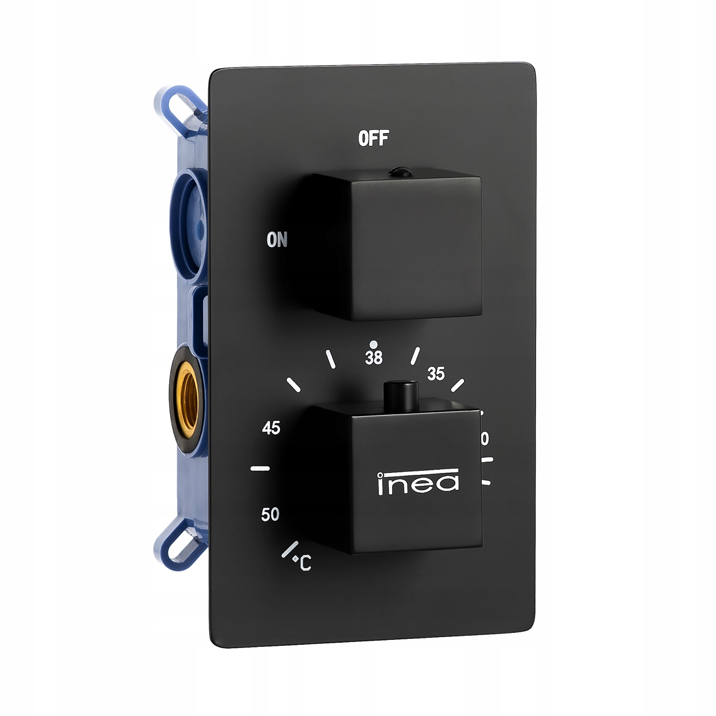 Čierna Podomietková Batéria S Termostatom Inea