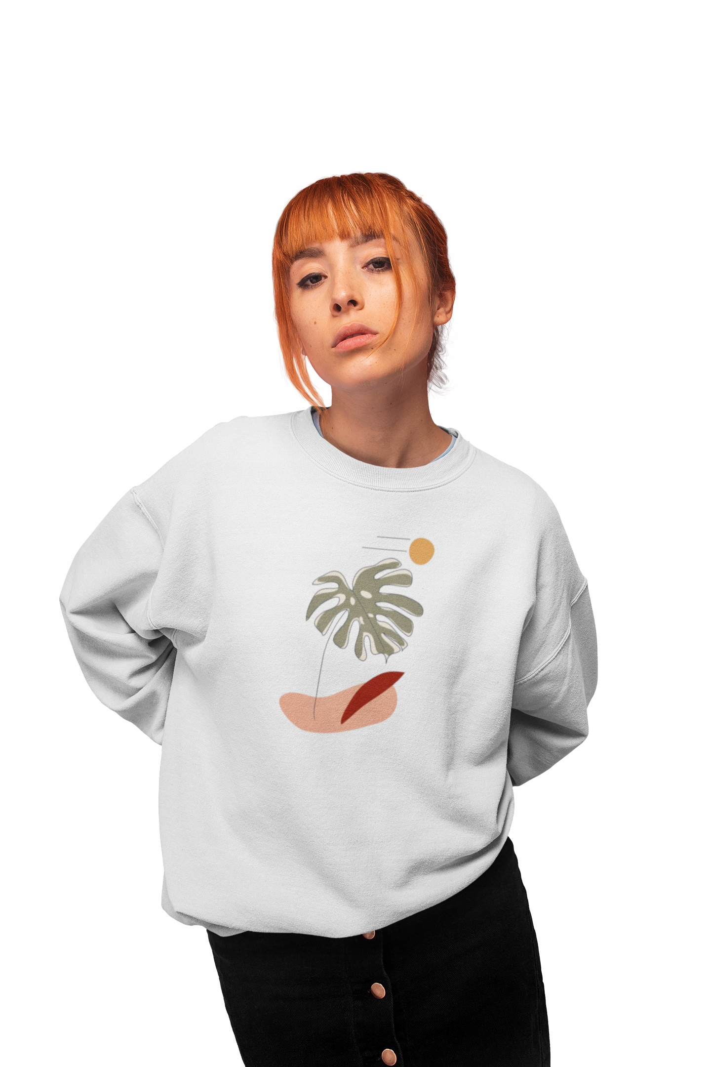 

Bluza Kwiaty, Abstrakcja Z Kwiatami, Monstera L