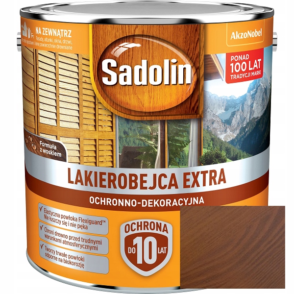 Sadolin Extra Lakierobejca Do Drewna Drzewo Wiśniowe 2.5L