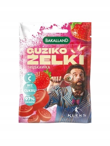 Bakalland Akademie Pana Klekse Guziko Jahodové Želé Bonbóny 34 G
