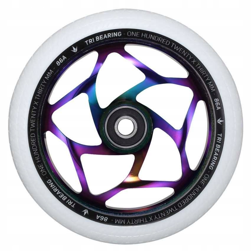 Blunt Tri Bearing 120 mm x 30 mm kolečko pro výkonnostní koloběžku Oil Slick Wh