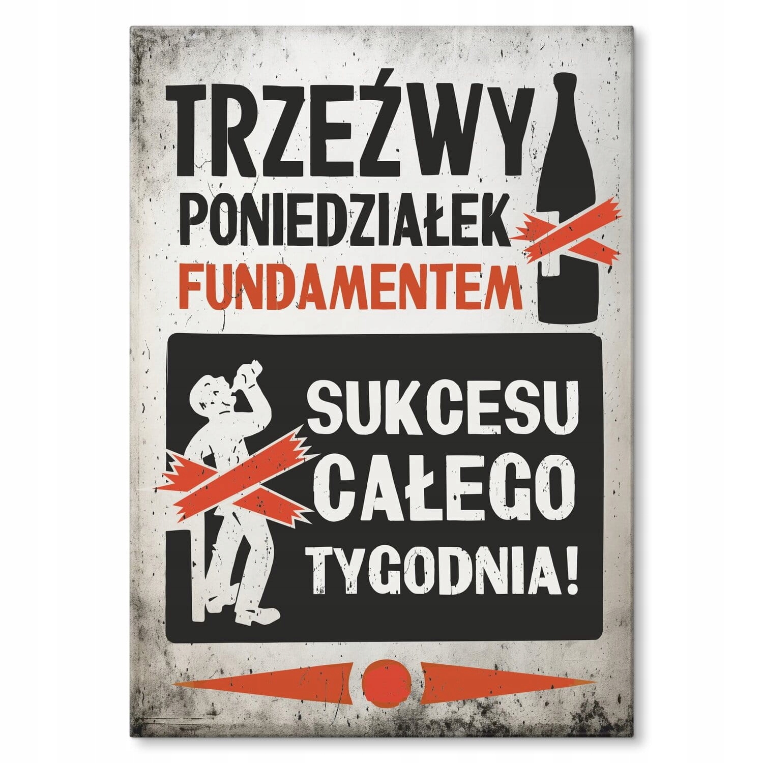 Velký plech velký plakát dárek cedulka nápis vintage retro Prl