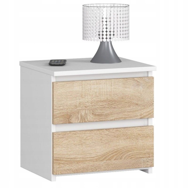 SZAFKA NOCNA KOMODA STOLIK do SYPIALNI 40cm MAT komoda szafka szuflady