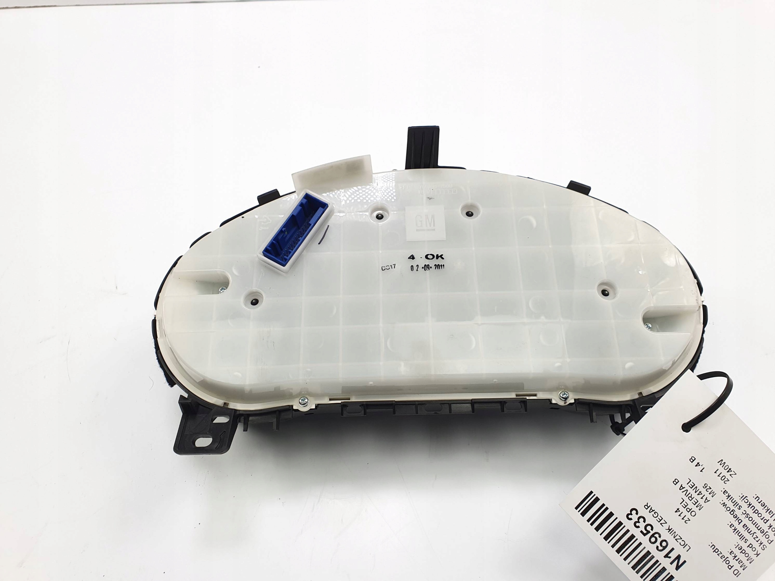 dials clock 13373444 OPEL MERIVA B