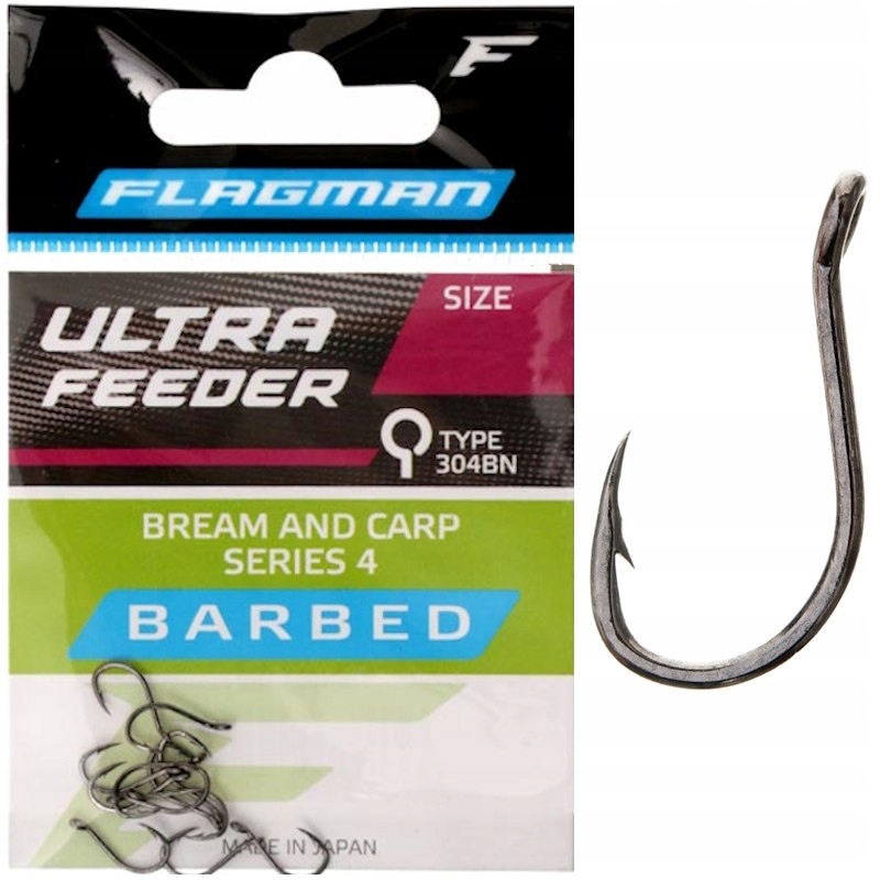 Haczyki Z Oczkiem Flagman Ultra Feeder Bream And Carp Series 4 Nr 14 12szt.