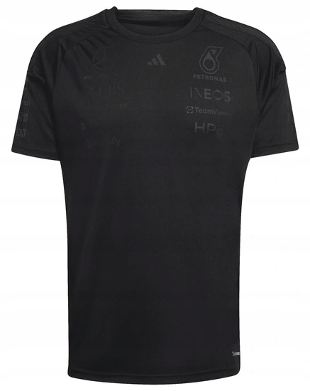 Tričko Mercedes-AMG Petronas F1 adidas 2026 Stealth černá vel. L