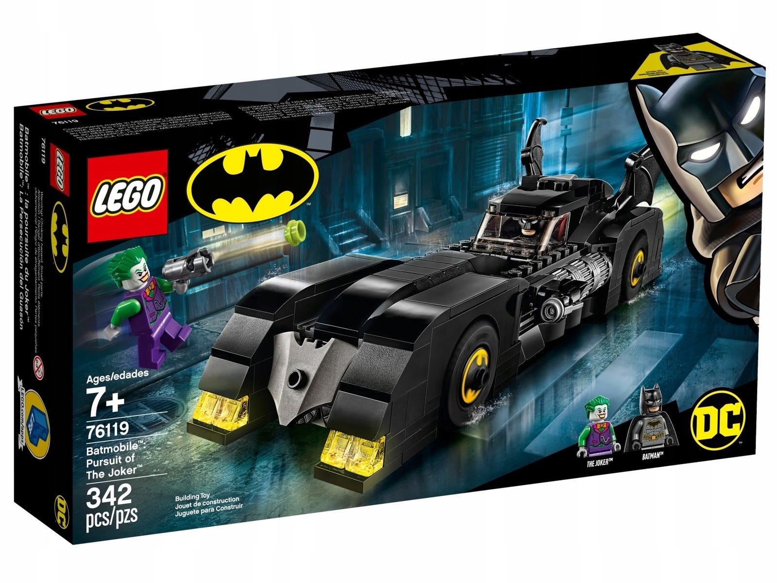 Nové LEGO 76119 DC Batmobile: v honbe za Jokerom