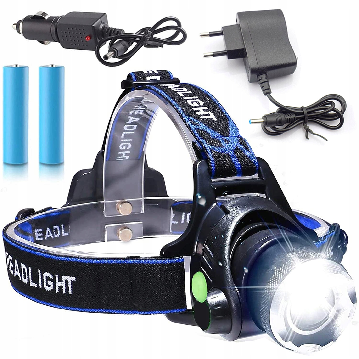 LATARKA CZOŁOWA NA GŁOWĘ CZOŁÓWKA LAMPKA LED ZOOM