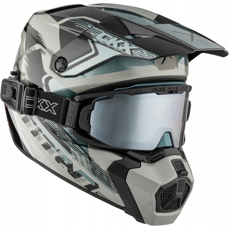 Kask Na Snežný Skúter Ckx Titan Ams Concordia Gloss 2XL Okuliare Apex