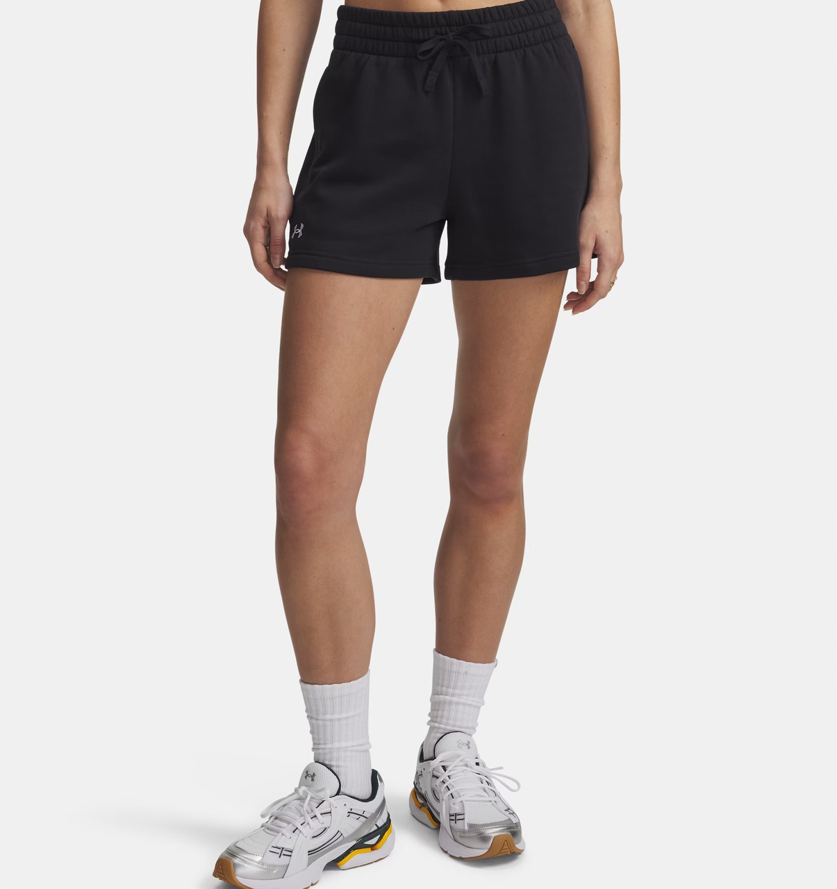 Dámské fleecové Kraťasy Under Armour Rival Fleece černé Xs