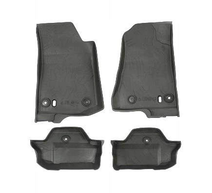 Sada gumových kobercov Jeep Wrangler Jl 2018 – teraz 2 dvere