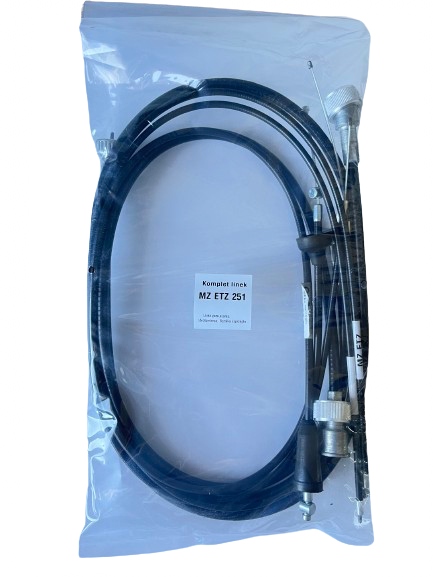 Nový Polský Komplet Lanek Mz Etz 251 Černý