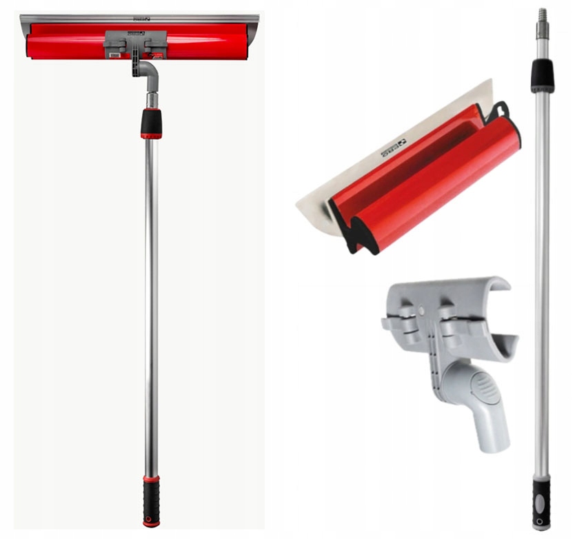 Pro Sada špachtle Nůž na hladítko stěn 25 cm teleskopová tyč adaptér