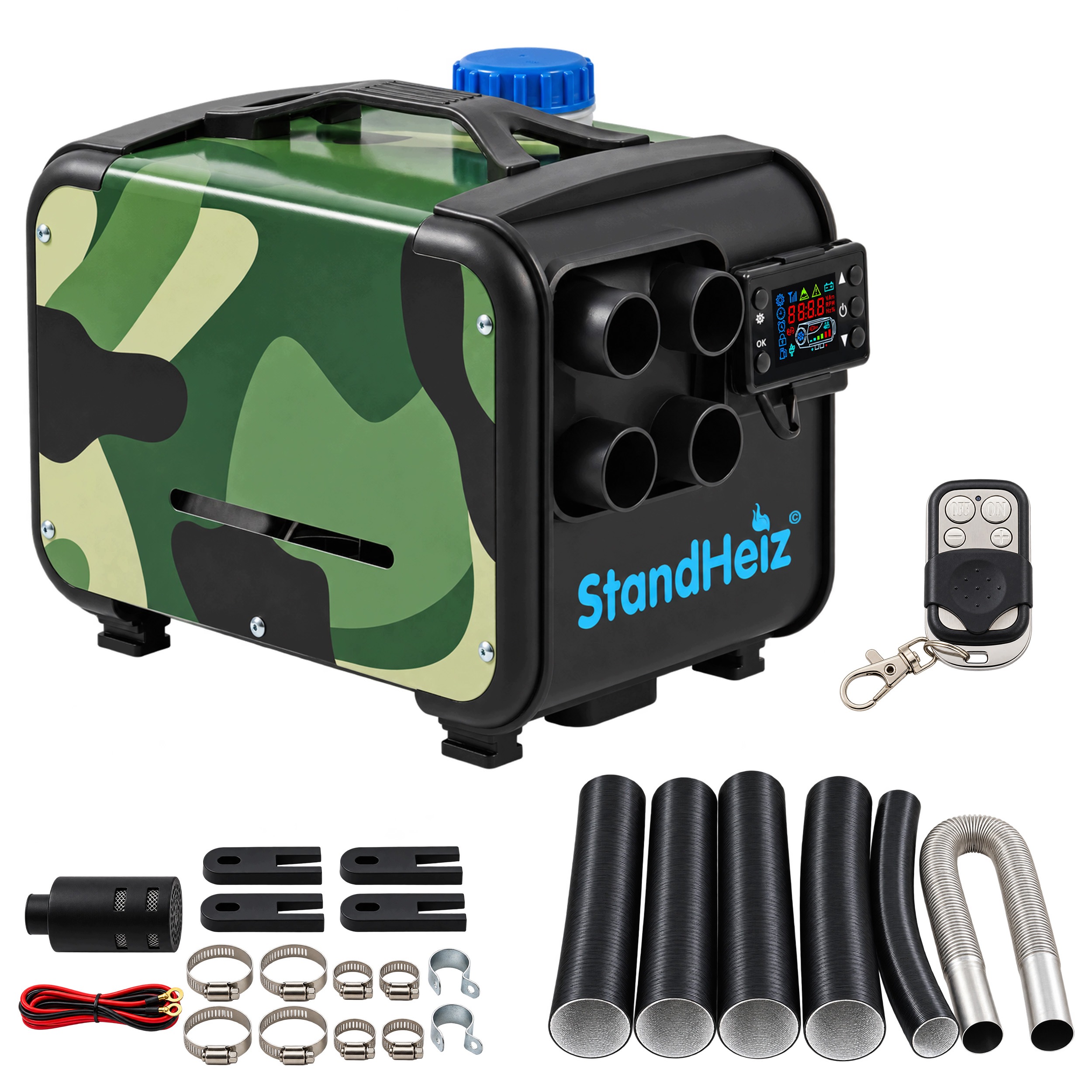Nezávislé Topení Webasto 8KW Olejový Ohřívač 12V 24V 230V Standheiz