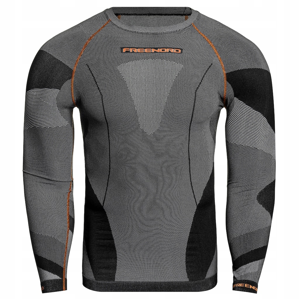 Koszulka termoaktywna FreeNord DryTech Longsleeve Black/Orange XL