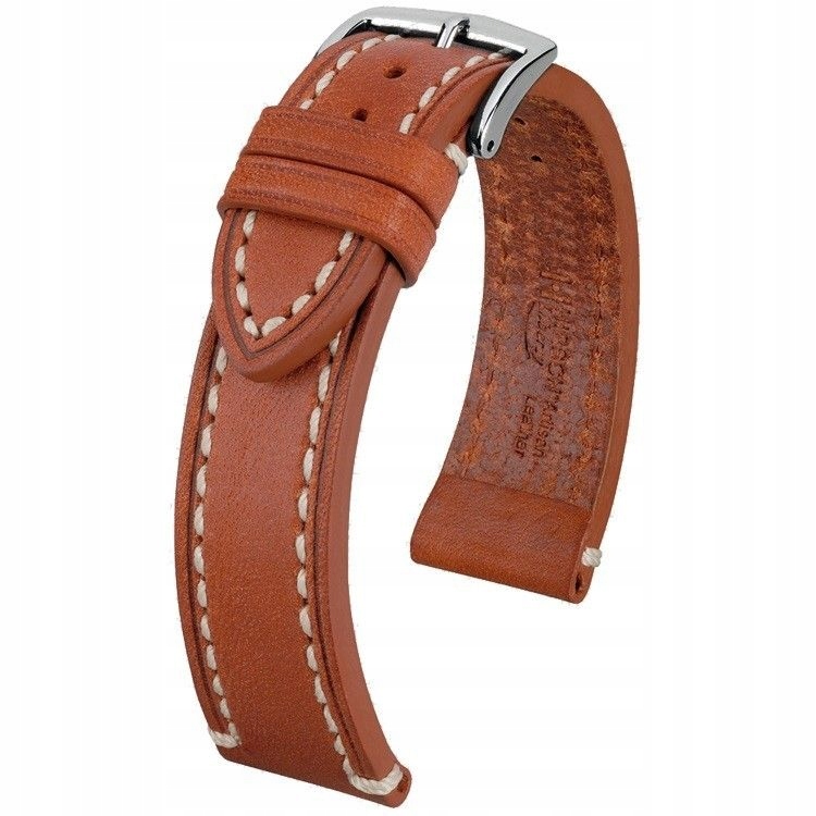 Světle hnědý kožený opasek 22 mm Hirsch Liberty 10900270-2-22 (L)