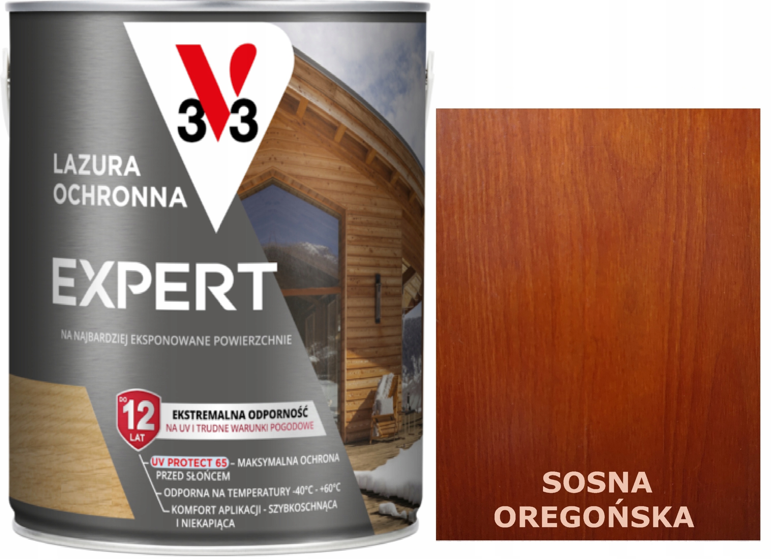 Lazura V33 Expert Polský Klima 12 Let Borovice 2,5L