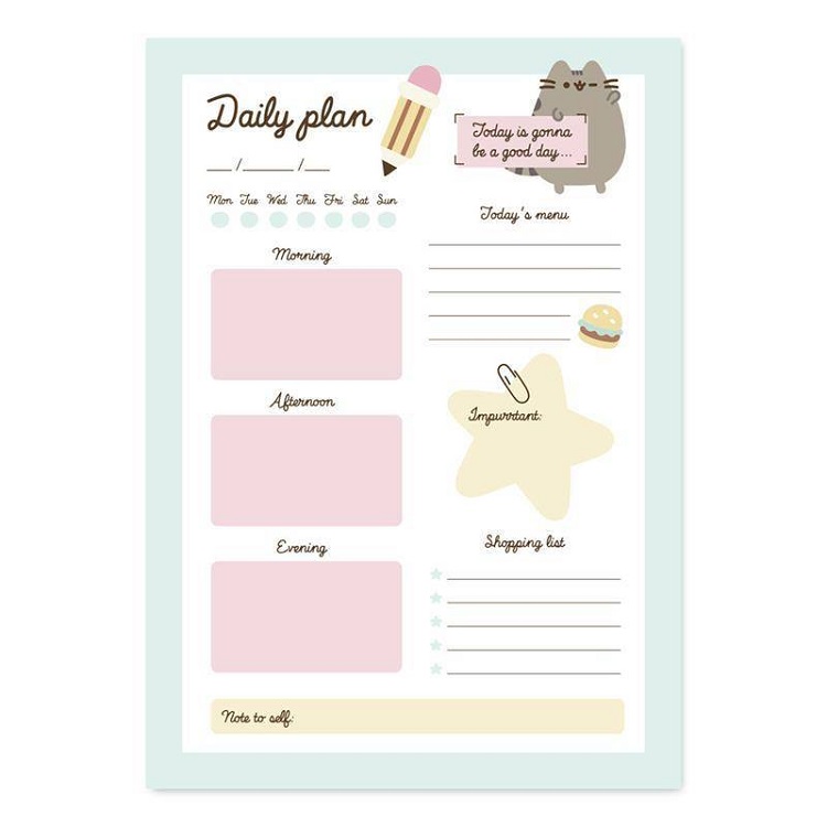 Pusheen - Notes planer dzienny - BNE0023