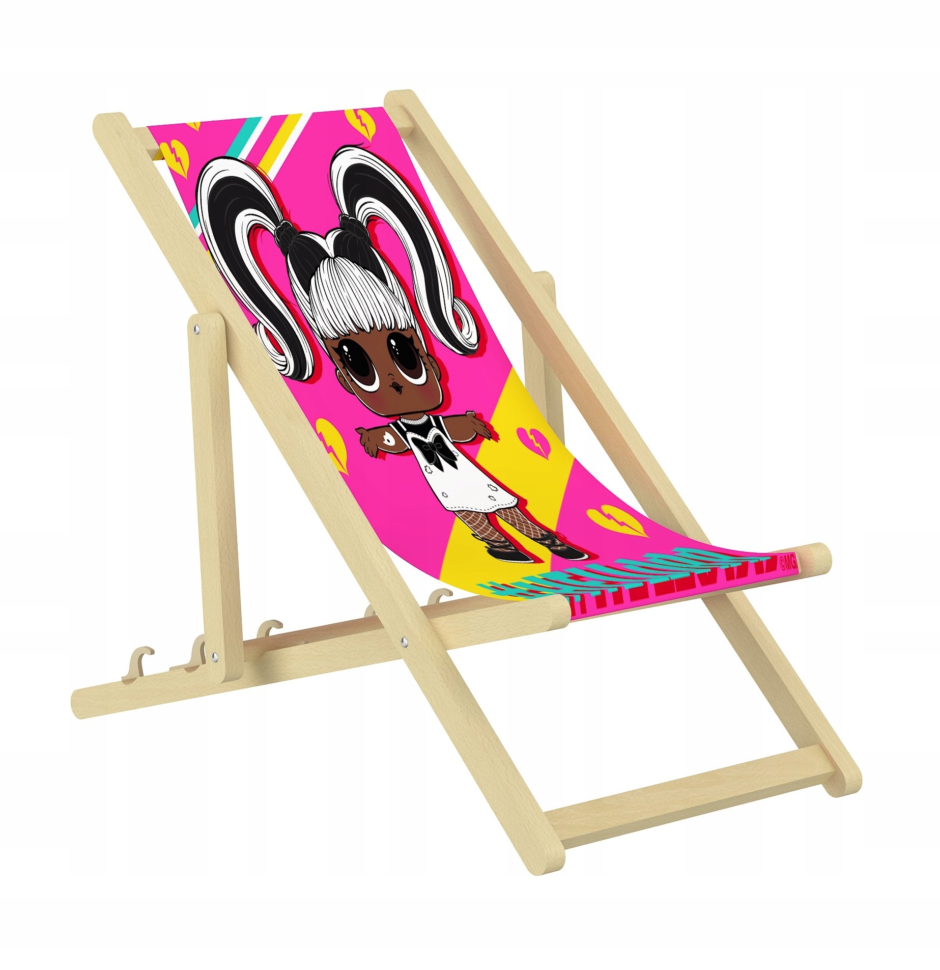 LEŻAK DZIECIĘCY OGRODOWY PLAŻOWY LOL SURPRISE 2 grafiki Stan opakowania oryginalne