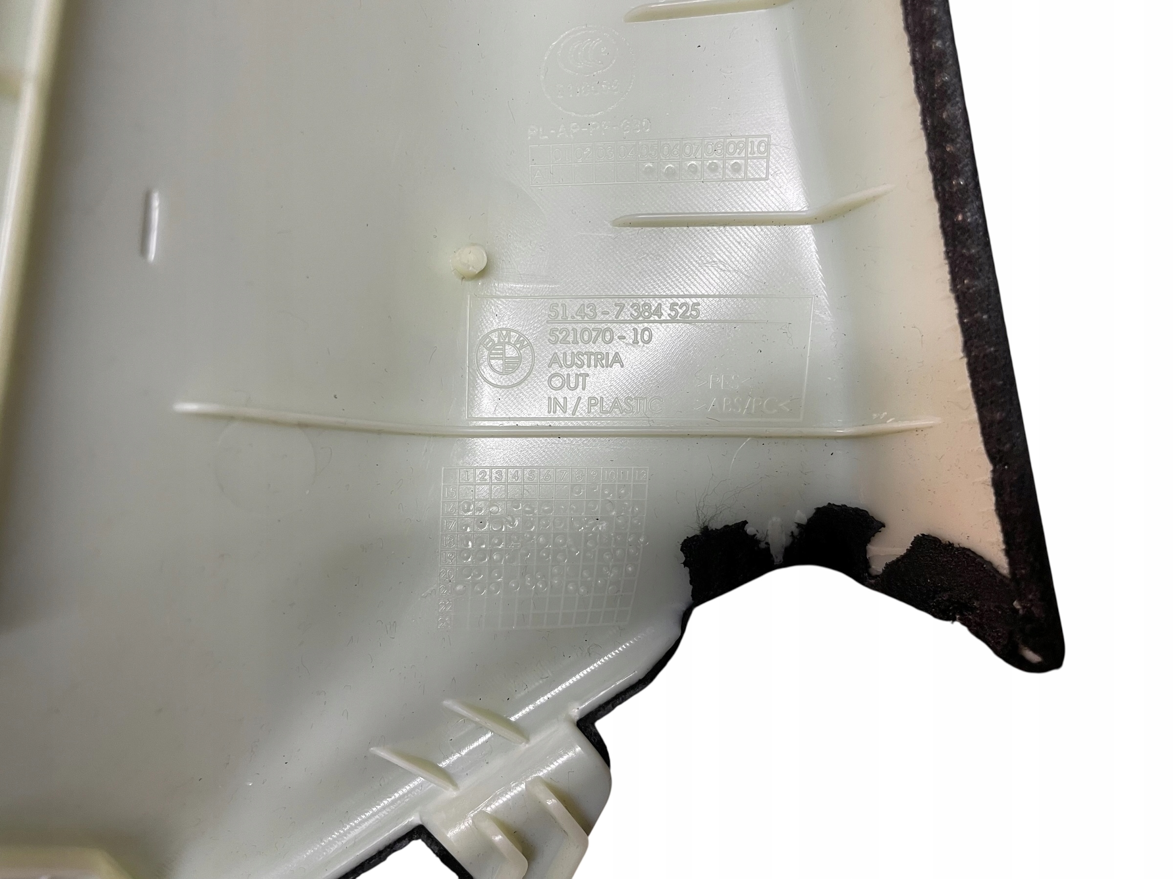 kryt obal SLUPKA levá m-packet BMW 5 G30 LCI