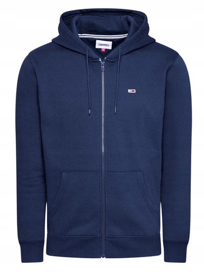 Tommy Jeans mikina s modrým zapínáním na zip Navy, Velikost L