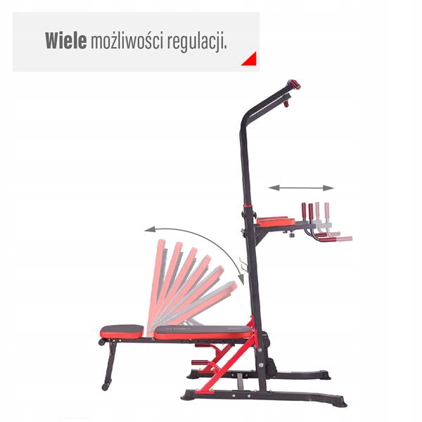 TRENINGOWA PORĘCZ WIELOFUNKCYJNA Z ŁAWECZKĄ HMS PWL8324 Kod producenta 17-53-508