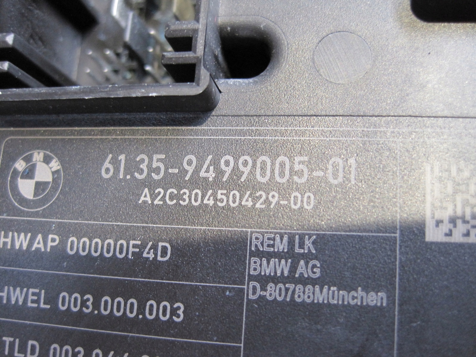 MODUŁ BSI BMW F30 F32 9499005 Kod producenta 9499005 MODUŁ  BSI BMW F32