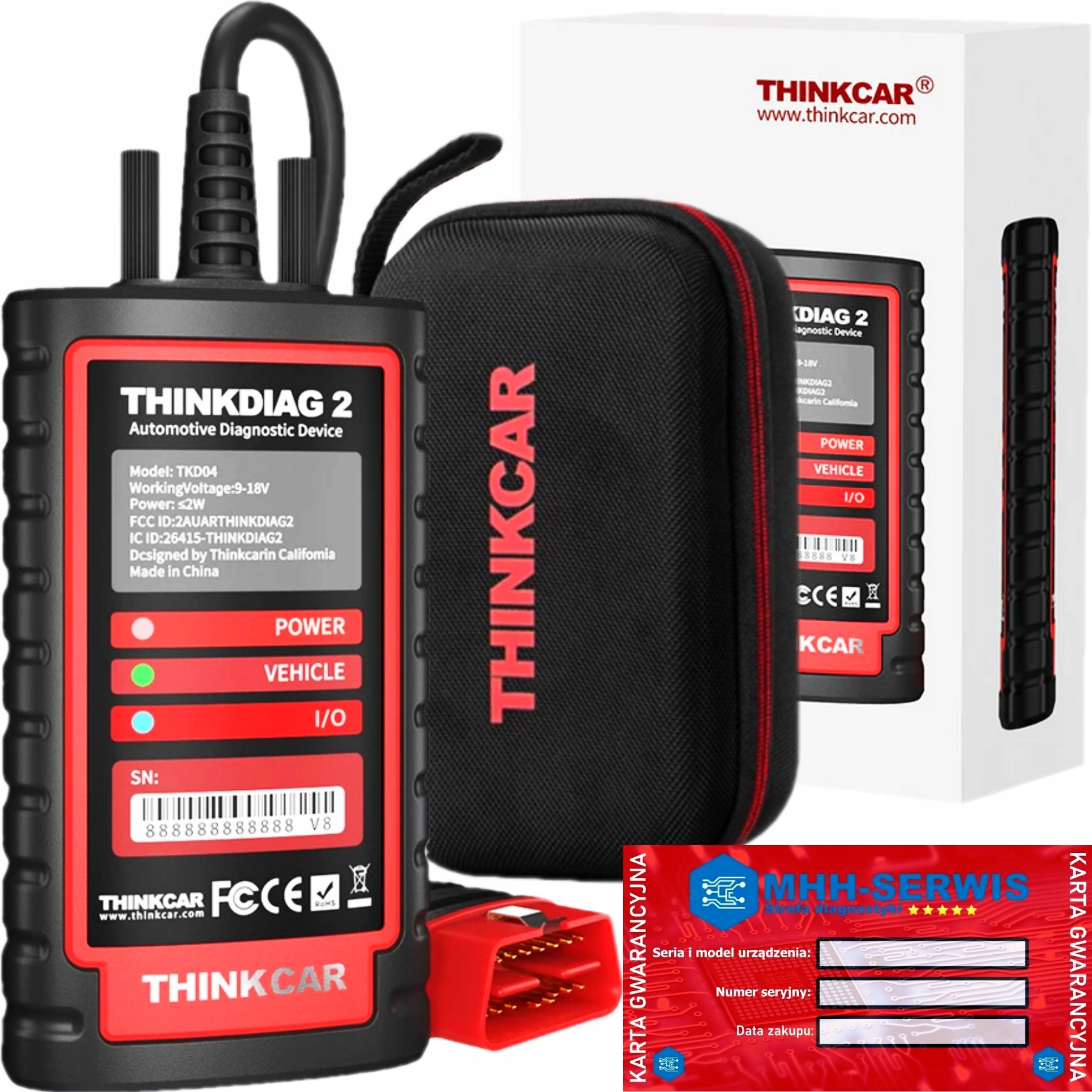 THINKDIAG 2 FULL OPROGRAMOWANIE JPL 123MARKI CANFD