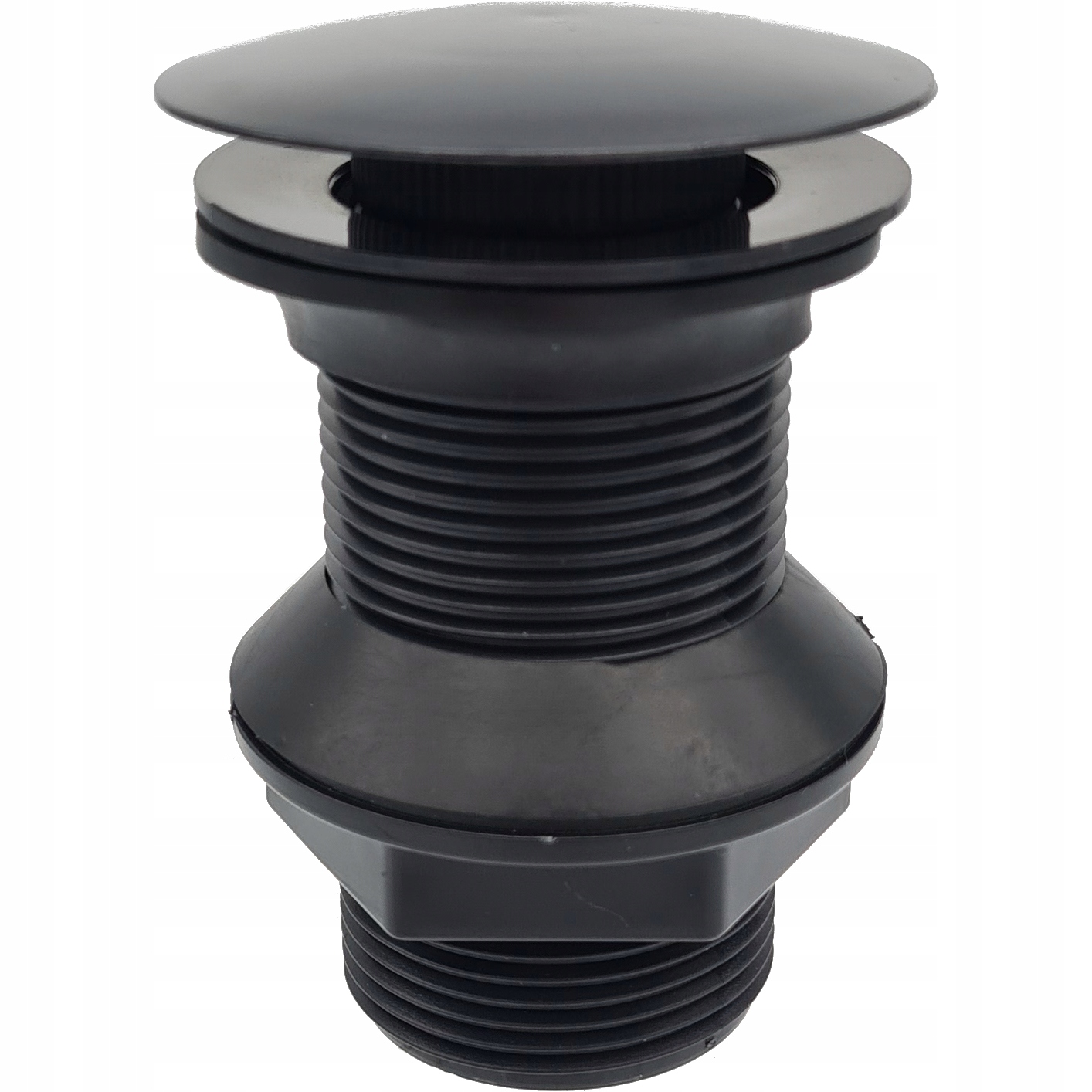 BATERIA UMYWALKOWA STOJĄCA CZARNA ZESTAW Z KORKIEM LOFT MATOWA Kolor czarny