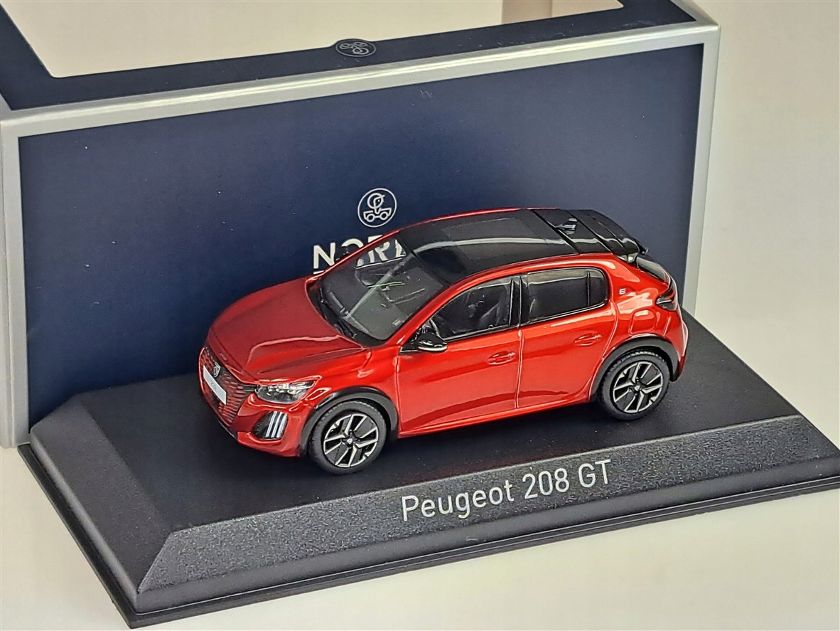 Norev Peugeot 208 Gt 2024 Elixir Red 1:43